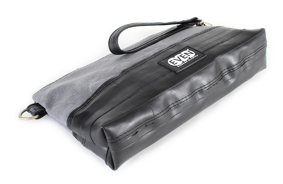recycled bike inner tube clutch