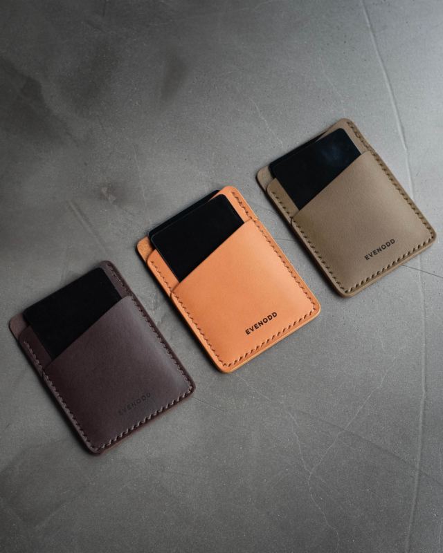 leather slim card wallets